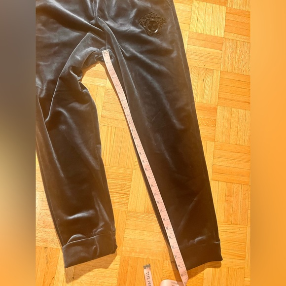 Versace navy blue velvet joggers - Picture 14 of 14